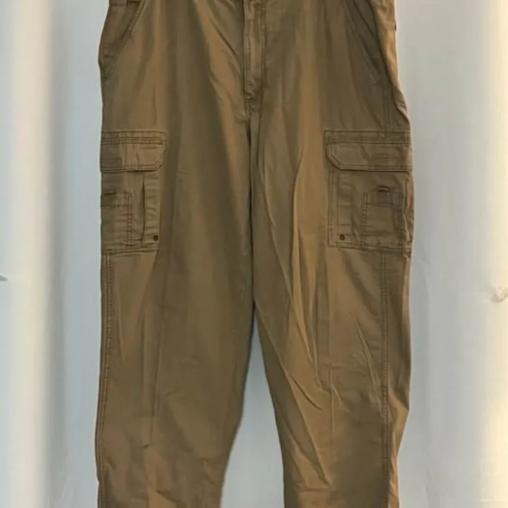 RedHead Pants Mens 40x30 Cargo Flat Front Straight Khaki Brown Outdoors